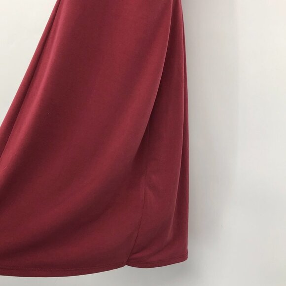 BCBGeneration Dark Rose Surpliced V-Neck Side Tie Mini Dress size S - Picture 14 of 16